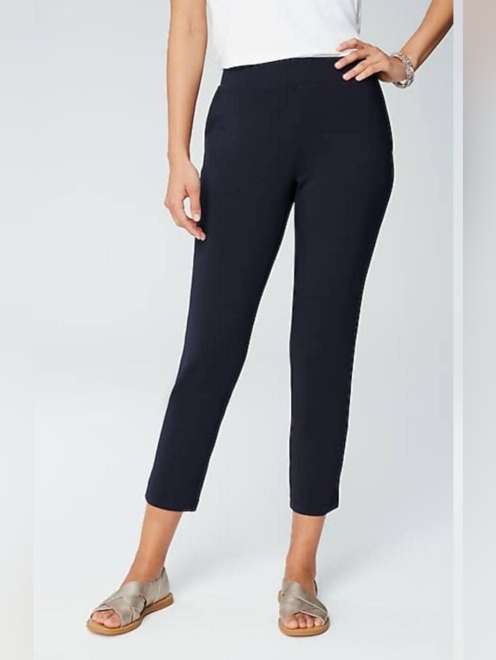Pure Jill Affinity Slim Leg Crops, Size Small
